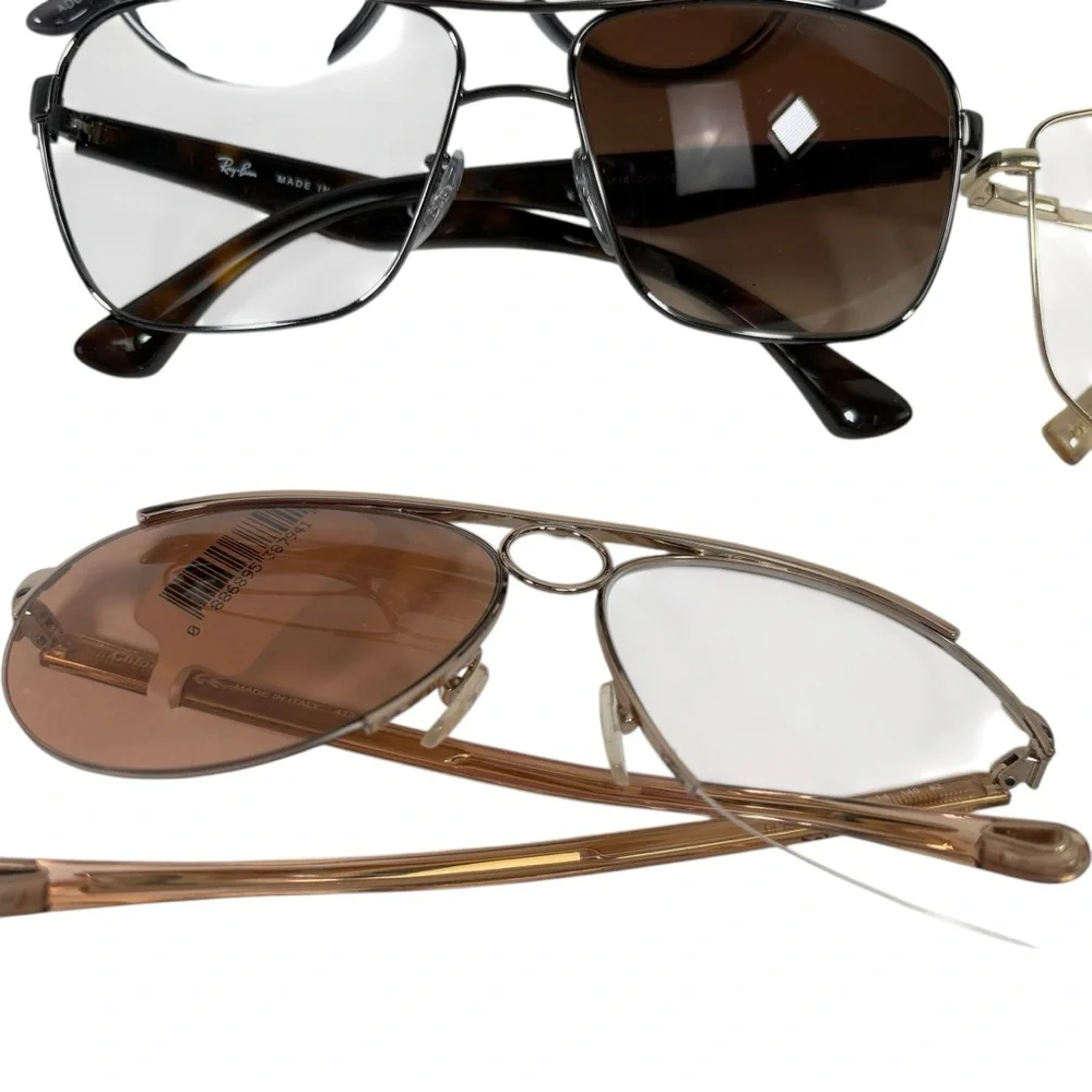 DAMAGED Designer Sunglasses Collection Lot Bundle Assorted Glasses Aviators New